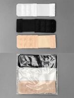 Удлинитель застежки для бюстгальтера 32.0 мм, 3 шт, 2 крючка, ассорти