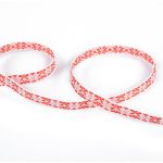 Лента (тесьма) жаккардовая 10.0 мм / 25±1 метров, Орнамент для северных народов, рис 9741 красный, Gamma C3853 (C3752)