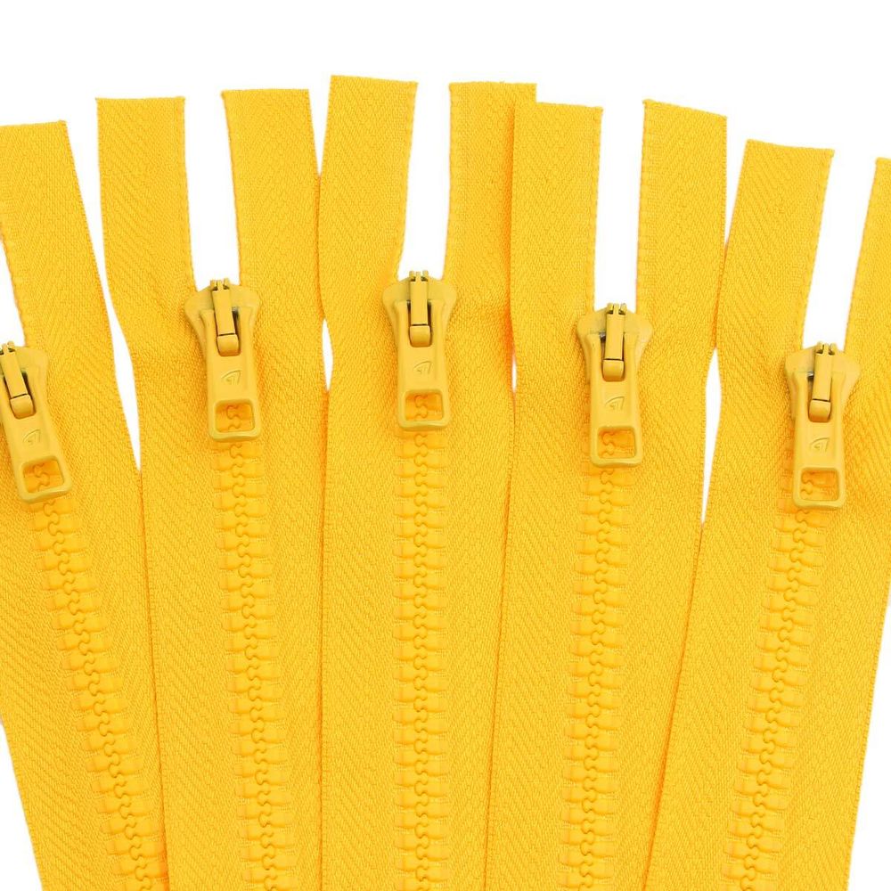 Молния трактор Arta Т6 (6 мм) 1 зам., разъем., 65 см, цв. 162 мимоза, уп.5 шт