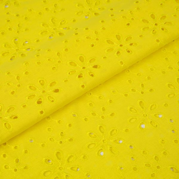 Ткань шитьё (прошва) 285 г/м², 140 см / 10 метров, 12-0643 желтый, Gamma YFAS-3670