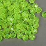 Бусины акрил ⌀10 мм, цв.36 неон салат, уп.50 г, Magic4Hobby