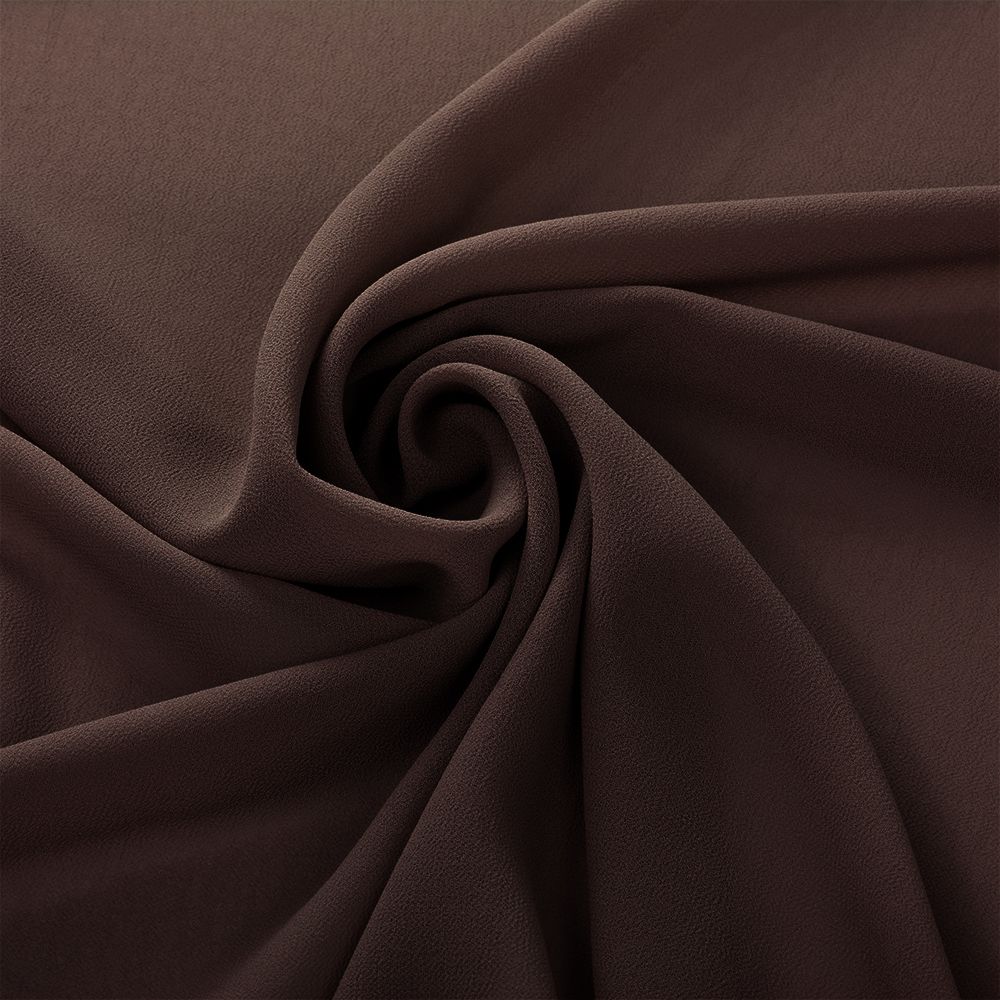 Креп шифон 105 г/м², 150 см / 35 метров, TBY.8021-258, цв.258 светло-земляной