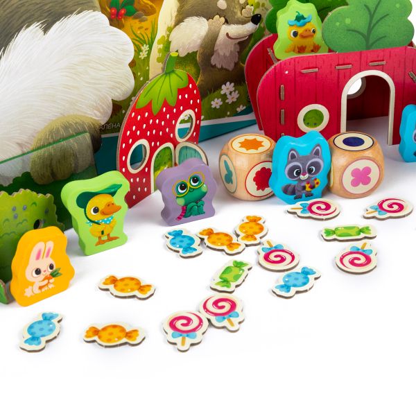 Игра настольная Волчок! Прячь бочок!, Эврикус PG-17376