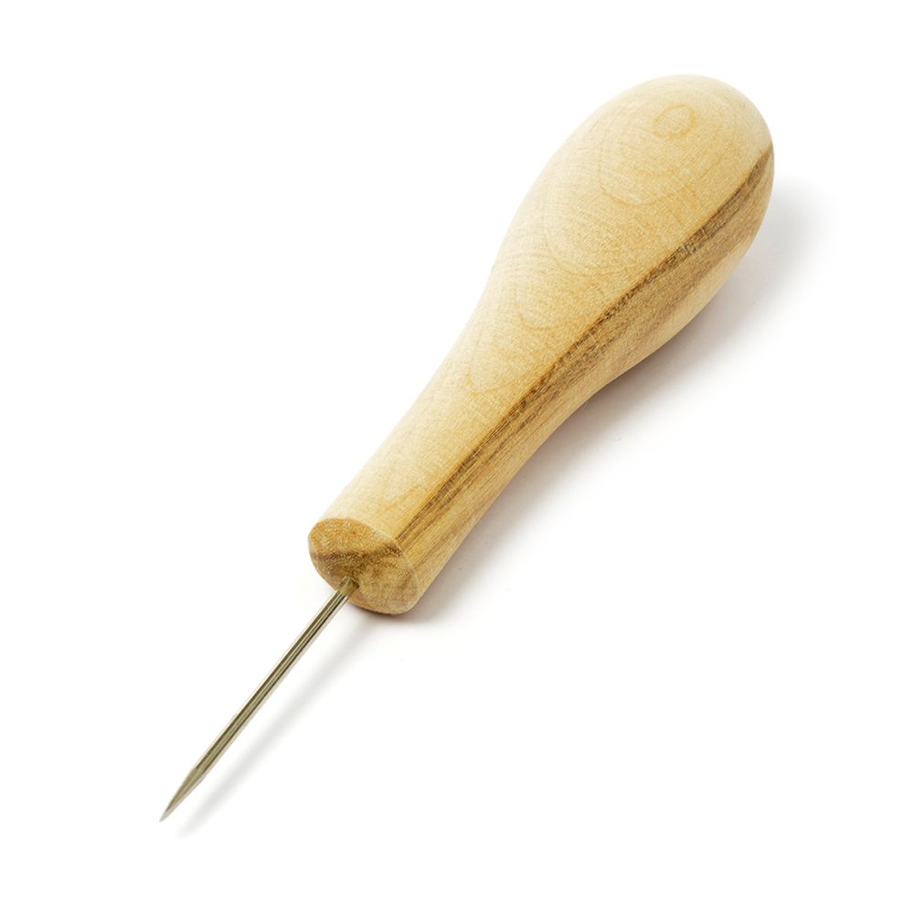 Шило проколочное (Канцелярское) с деревянной ручкой Арти (⌀2,0 мм)