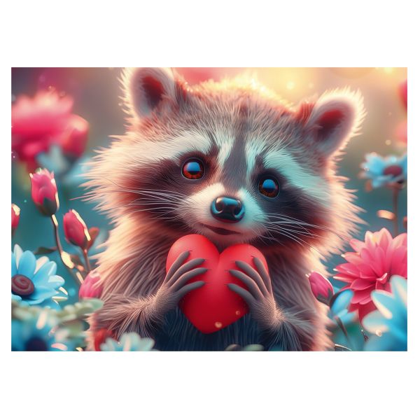 Пазл 120 элементов, PZL-120/09 Енотик с любовью, Фрея