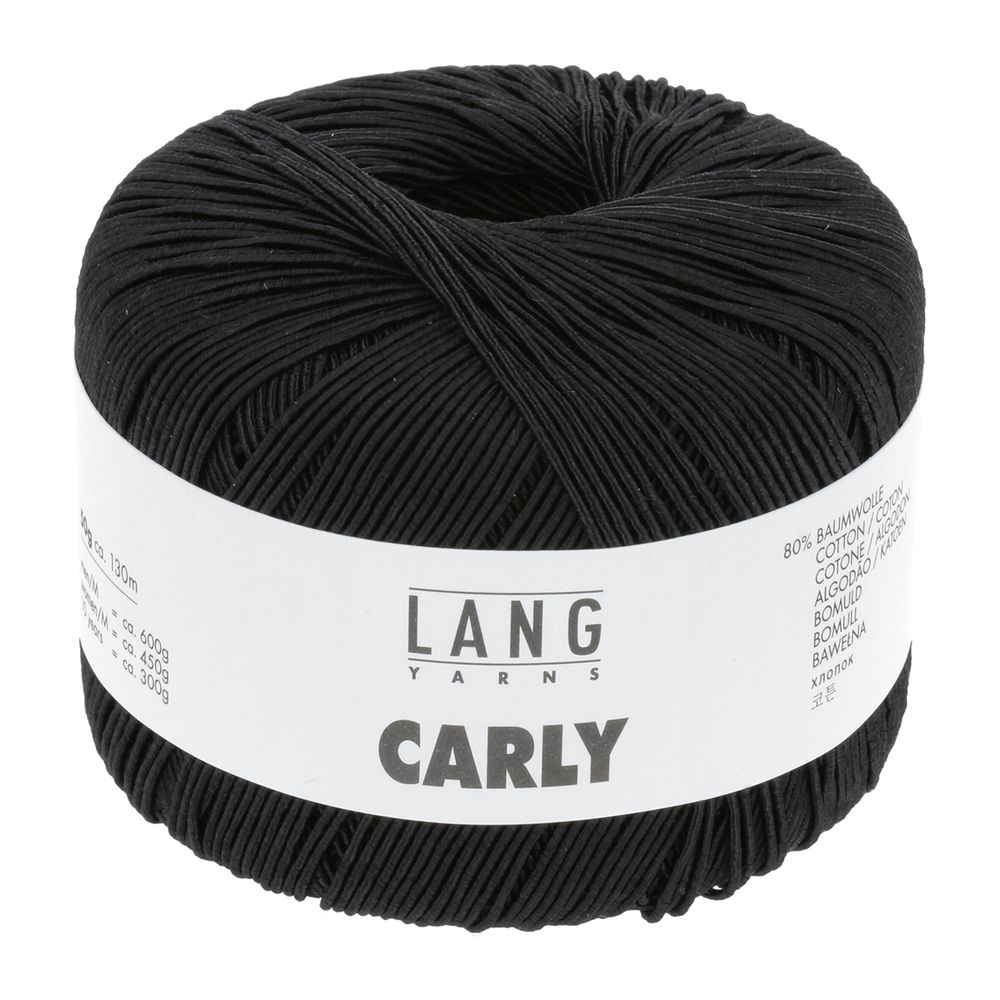 Пряжа Lang Yarns (Ланг Ярнс) Carly / уп.10 мот. по 50 г, 130 м, K001