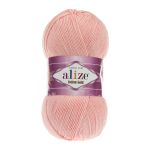 Пряжа Alize (Ализе) Cotton Gold / уп.5 мот. по 100 г, 330м, 393 светло-розовый A