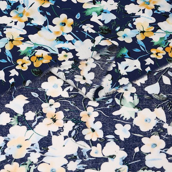 Штапель 90 г/м², 145 см / 2 метра, TBY Vi-E1756-3 цв.E1756-3