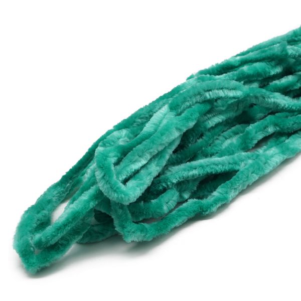 Синель для брошей 5 мм / 3 метра, цвет яркий изумруд