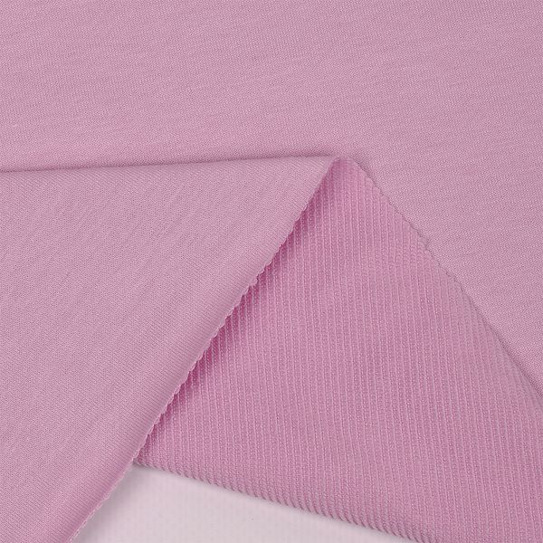 Футер 2-нитка петля поликоттон стрейч 220 г/м², 160 см / 3 метра, ФУТ2Х.TBY.ХЛ-ПЭ.S207.3, цв.S207 роза