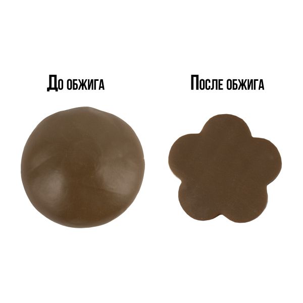 Полимерная глина 52 г, 1081 бронзовый коричневый, Craft&Clay CCH