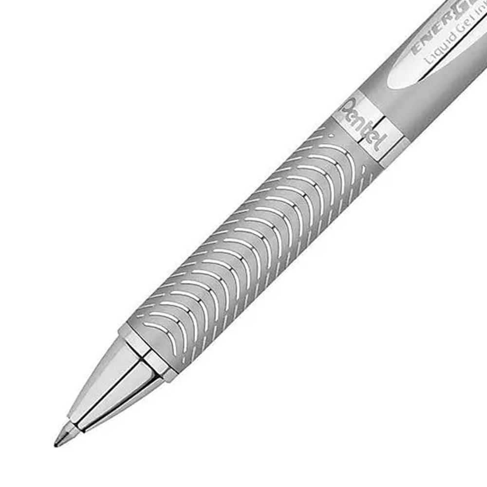Ручка гелевая Energel Metal ⌀0.7 мм, TB цвет чернил: синий, Pentel BL407CZ TB