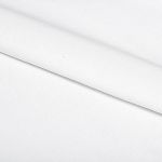 Футер 3-нитка петля гладкокрашеный диагональ 310 г/м², 65% х/б, 35% п/э, 180 см, цв. белый, 6м