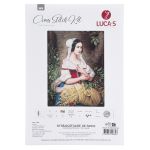 Набор для вышивания нитками Luca-S, Сборщица колосьев, 31х41см