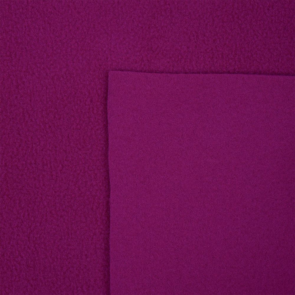 Флис 2-сторонний 240 г/м², 150 см / 10 метров, TBY-0240-F341, цв.F341 (336) фуксия