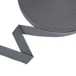 Тесьма (лента) киперная (100 х/б) 20 мм / 50 метров, серый/grey, Gamma TCT-20