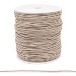 Шнур вощеный ⌀2.0 мм / 100 метров, цв.С098 т.бежевый