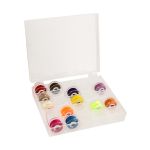 Органайзер для шпулек пластик 12х10х2.5 см, прозрачный, Gamma CFS-01