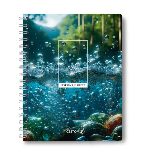 Тетрадь ученическая общая с двойной обложкой, A5 96 л. на гребне 65 г/м², белизна 100 %, 4 шт, клетка, 01209 Грани прекрасного, Светоч Т118