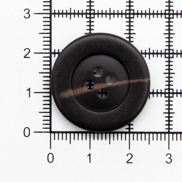 Пуговицы 4 прокола, (5453 цв. черный/кор. мат.), 24 шт