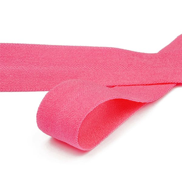 Резинка бельевая (окантовочная) матовая 15.0 мм / 50 метров, ROM.15256S S256 розовый рубин