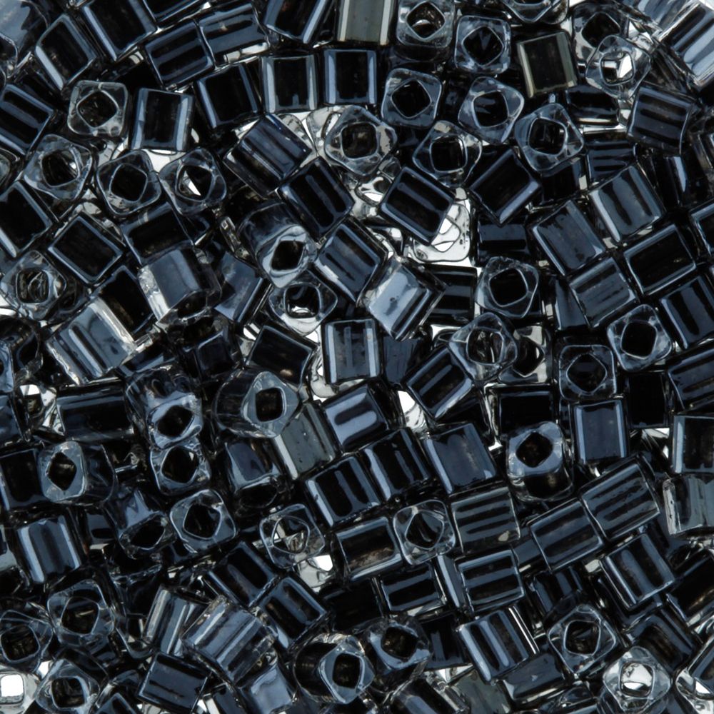 Бисер Toho Cube 2 (1.5 мм), 5х5 г, 0344 черный