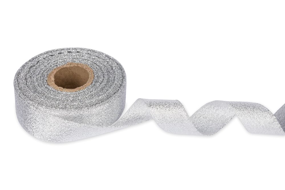 Лента металлизированная 19.0 мм / 25±1 метров, серебро, Blitz С3126Г17