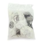 Часть кнопки Альфа (S-образная) ⌀22 мм (A-часть), 5/22 чер.никель мет.BRASS (А) инь-янь со стразом, 20 шт