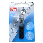 Пуллер для молнии кожа, черный, 1шт, Prym, S090021, 1 шт