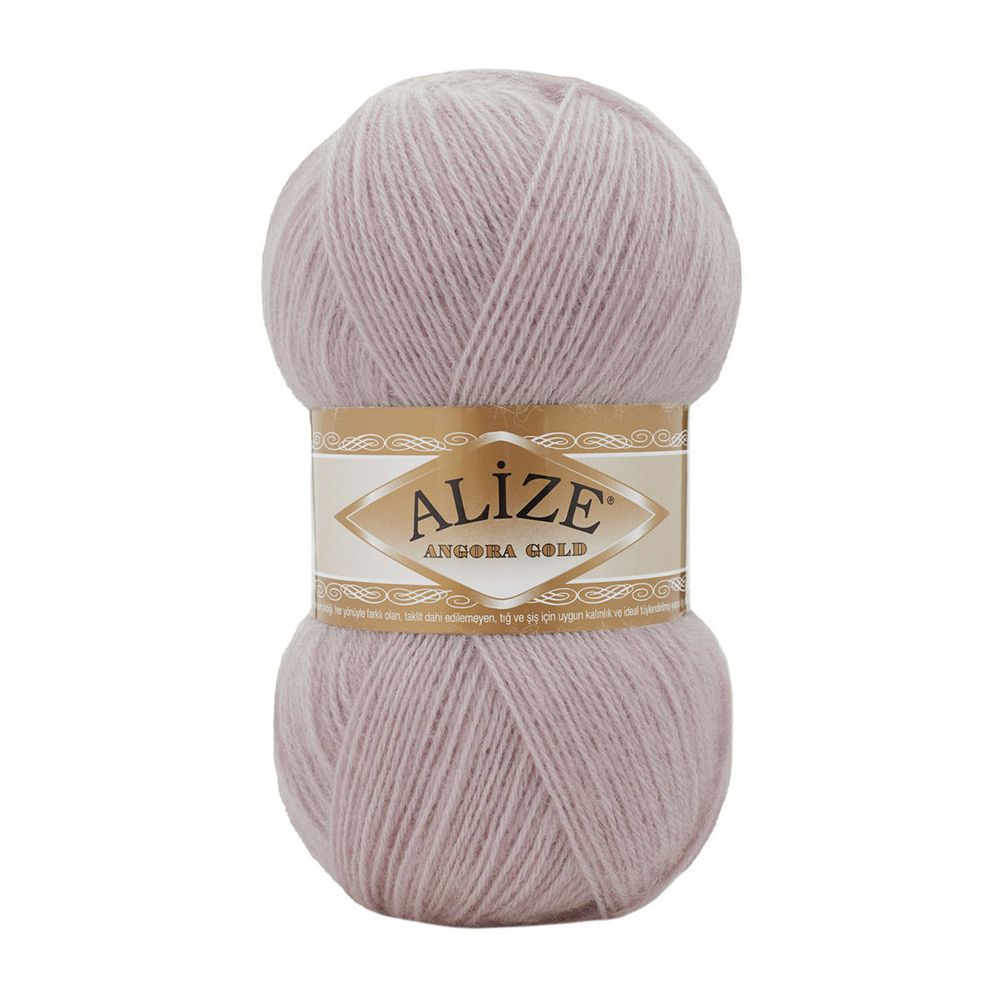 Пряжа Alize (Ализе) Angora Gold / уп.5 мот. по 100 г, 550м, 528 лиловый