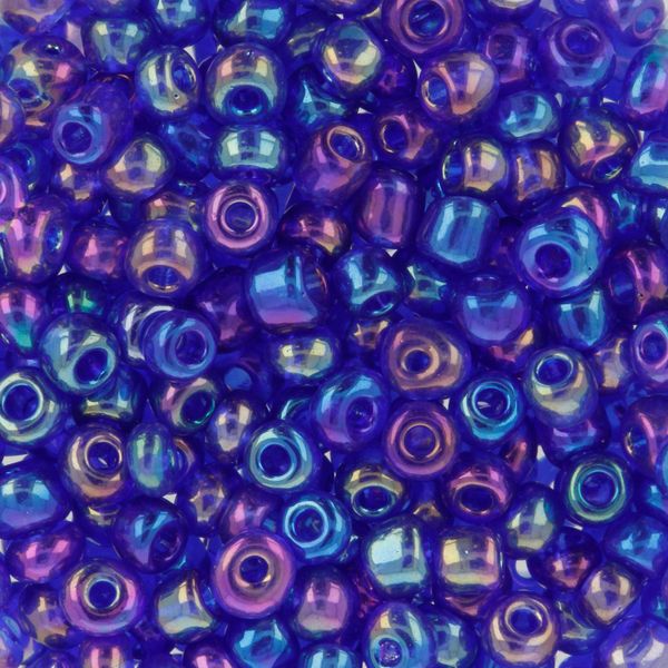 Бисер Zlatka 8/0 (2.9 мм), 100 г (10х10 г), №0168 т.синий, GR