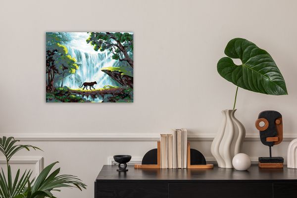 Картина по номерам Фрея PNB/PL-341, Рассвет в джунглях, 50х40 см