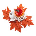 Веточка декоративная осенняя с ягодами и тыквами 25 см, 3 шт, 01, Blumentag
