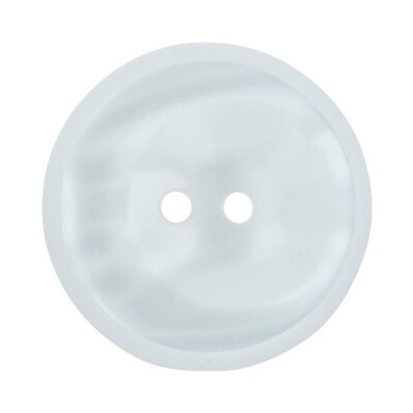 Пуговицы 2 прокола пальтовые 30 мм, 24 шт, А001 белый, Gamma EL 0037