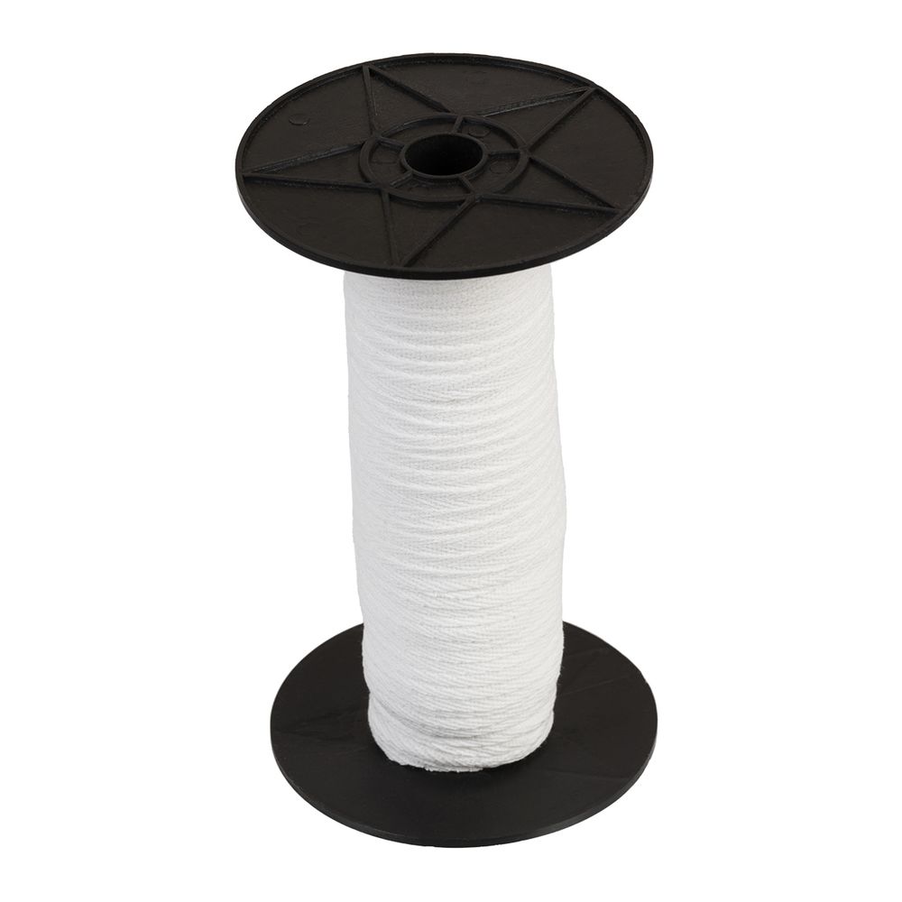 Тесьма (лента) киперная (100 х/б) 5 мм / 50 метров, белый/white, Gamma TCT-5