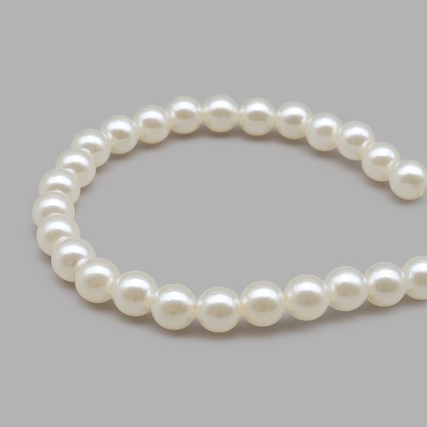 Бусины пластик (жемчуг) ⌀8 мм, 50 г, Astra&Craft (003 NL телесный)