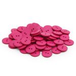 Пуговицы 2 прокола 28L, 18 мм, (Malina (малиновый)) NE63, 72 шт