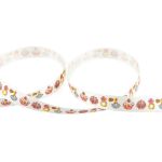 Лента атласная с рисунком 12.0 мм / 22.8 метров, S3/042 сокровища/молочный, Gamma ALP-125