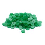 Пуговицы на 2 прокола 18L (11мм), пластик (col.34 светло-зеленый), CR-K18M, 144 шт