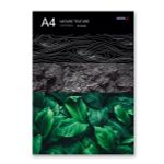 Тетрадь ученическая общая, твин лак, A4 80 л. на скобе 65 г/м², белизна 100%, 6 шт, клетка, 000456 Природный орнамент, Светоч 80ТСК4_8_2_1