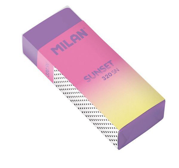 Ластик 320 SUNSET прямоугольный 61x23x12 мм, 20 шт, CPM320SN, Milan