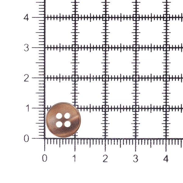 Пуговицы 4 прокола 18L (11мм), пластик (col.12 коричневый), CN_2846, 72 шт