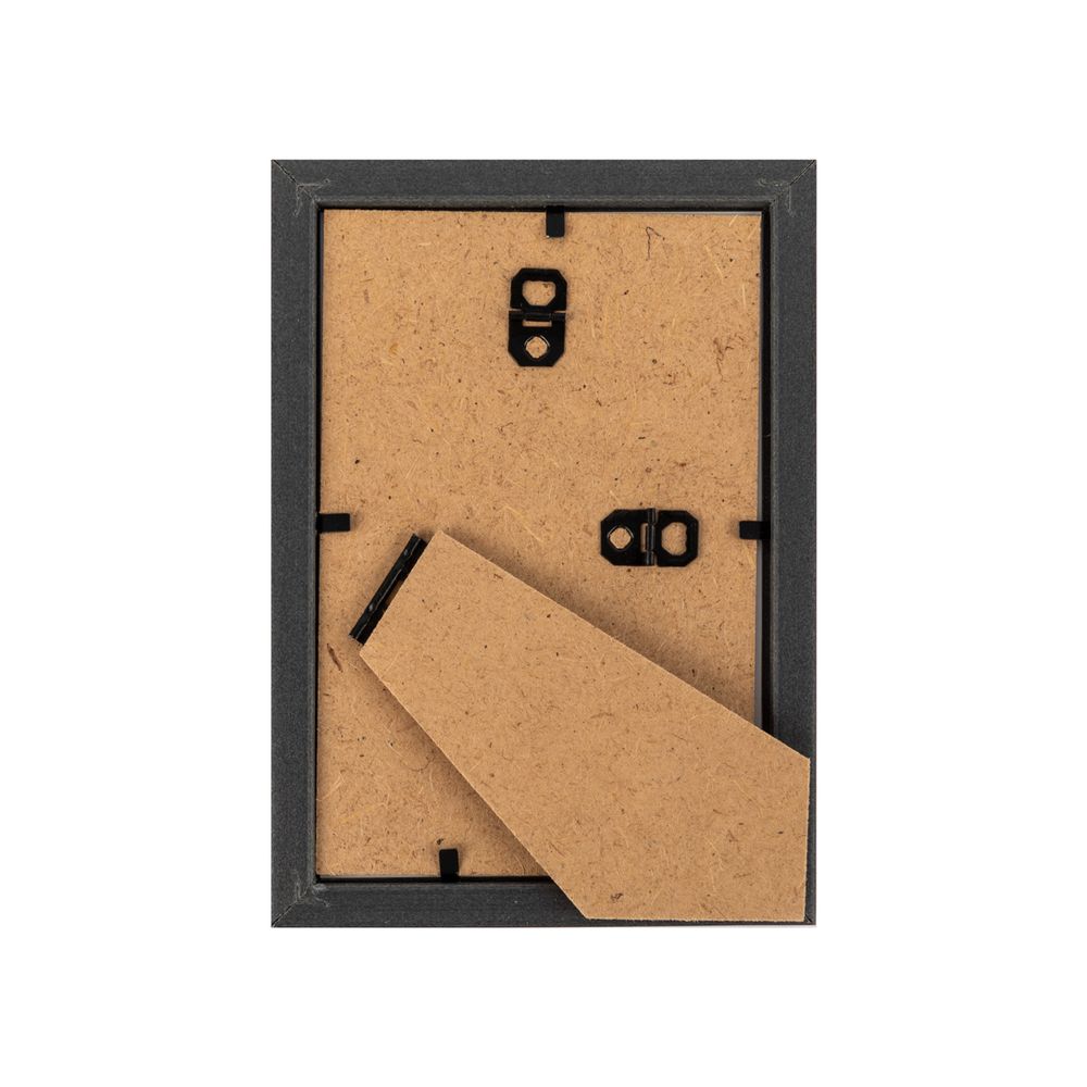 Рамка для картины (фото) пластик с оргстеклом 10х15 см, коричневый, Gamma ПРК-18