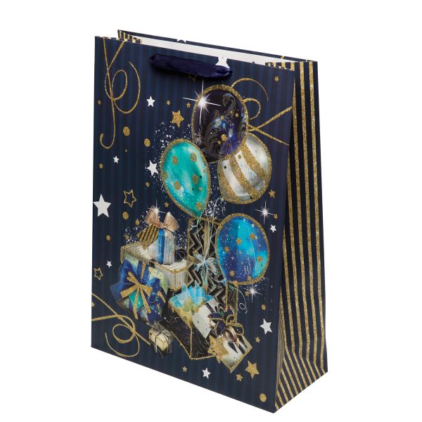 Пакет подарочный 210 г/м², 30х42х12 см, 12 шт, 01, Stilerra ABYL