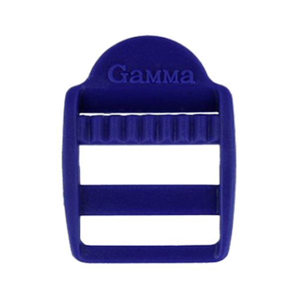 Пряжка регулировочная пластик 25 мм, 100 шт, 220 синий, Gamma SAM001