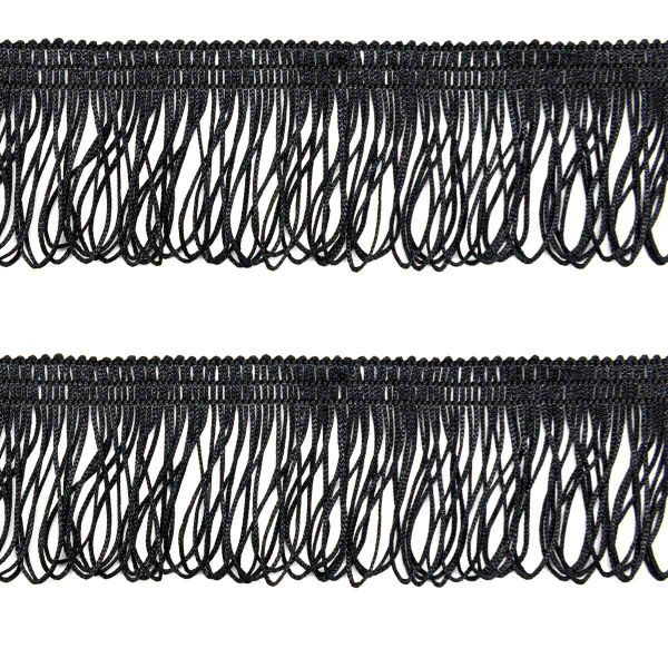 Бахрома отделочная 60.0 мм / 25 метров, 115 черный