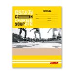 Тетрадь ученическая школьная, выборочный лак, A5+ 18 л. на скобе, белизна 100%, 20 шт, линия, 000369 Мои увлечения, Светоч 18ТСКд5_4_3_2