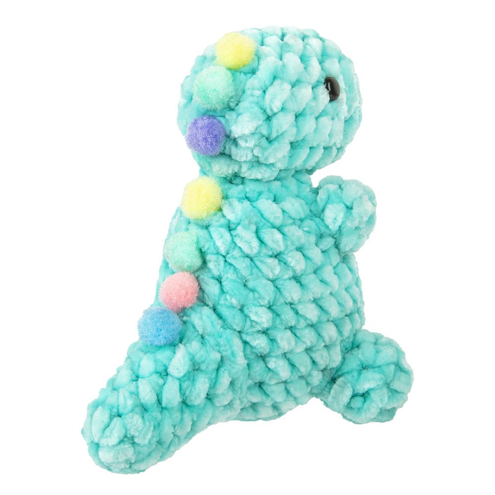 Набор для вязания игрушки Miadolla AMG-MN-0139, Динозаврик (велюр), 10 см