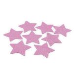 Набор декоративных элементов из ткани Звездочки 35х0,5мм 8 шт (св.розовый), 28655