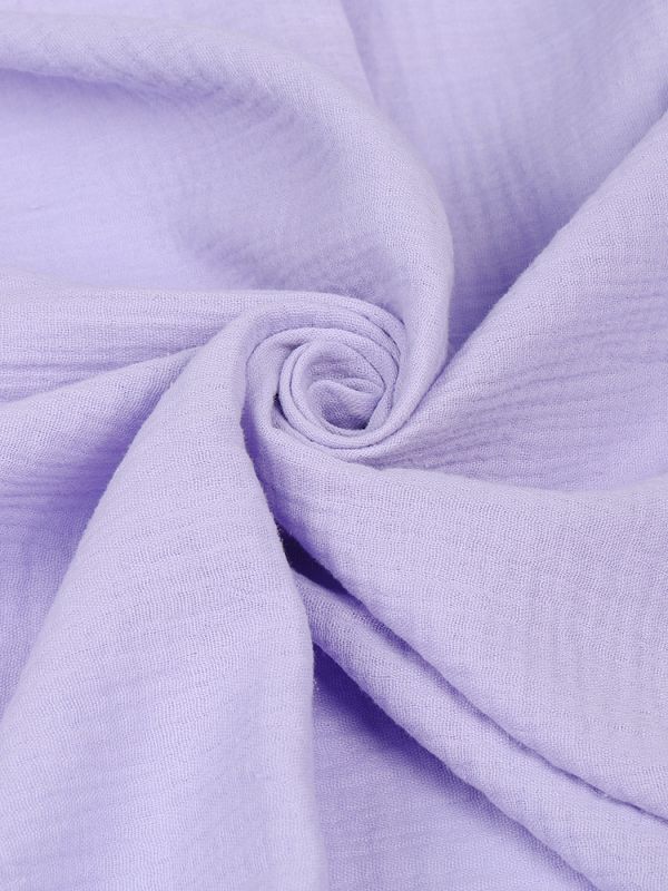 Муслин 125 г/м², 130 см / 2 метра, TBY.Mus.24723.20.2, цв.20 лаванда
